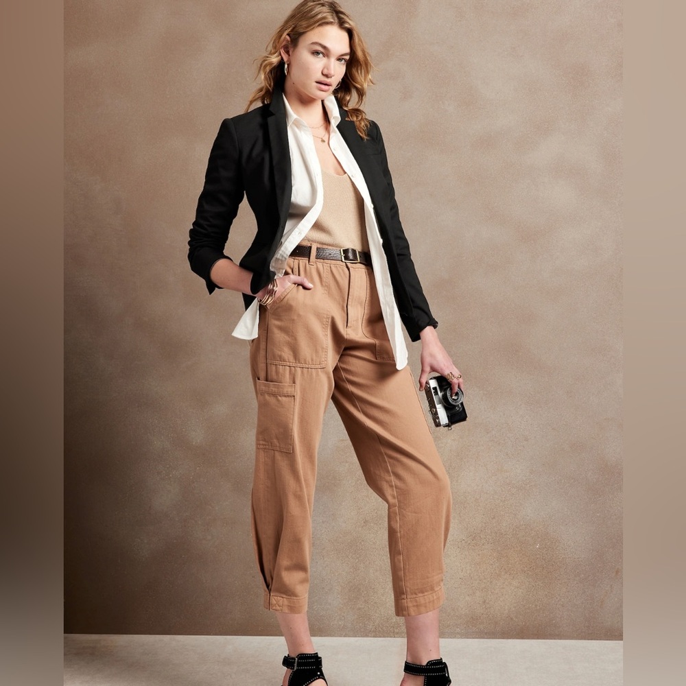 Banana Republic Classic Suit Blazer Black Size 4